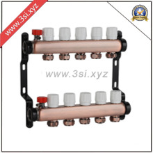 Separador de agua de cobre para el sistema de calefacción de piso (YZF-M802)